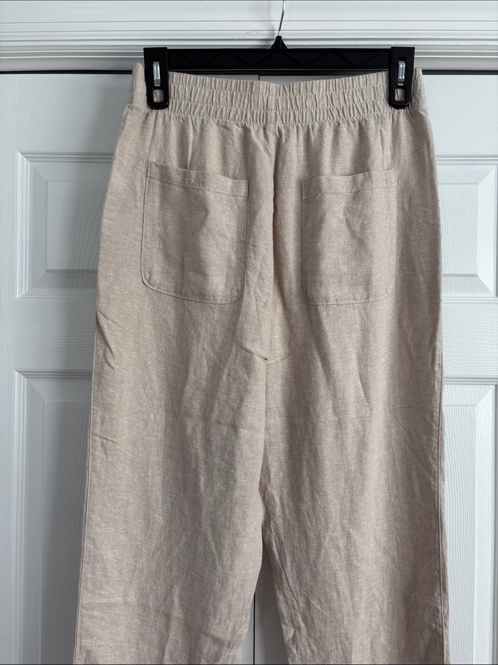 NWT OLD NAVY LINEN BLEND PANTS in Flax Linen Size Medium - Picture 4 of 5